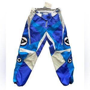 NWT Acerbis Profile Motocross Pants Men’s 38 Blue White MX Off-Road Vintage 2004
